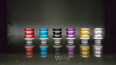 2 Piece Horizontal Air Flow White Base - Drip Tip