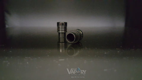 Acrylic Wide Bore Ribbed - Drip Tip