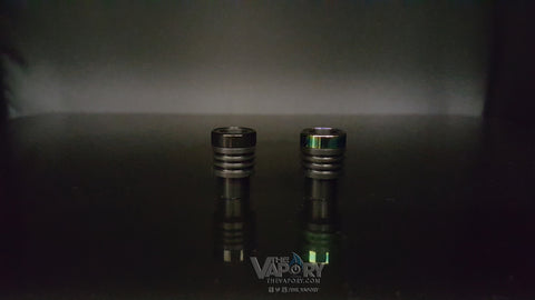 Acrylic Wide Bore Ribbed - Drip Tip